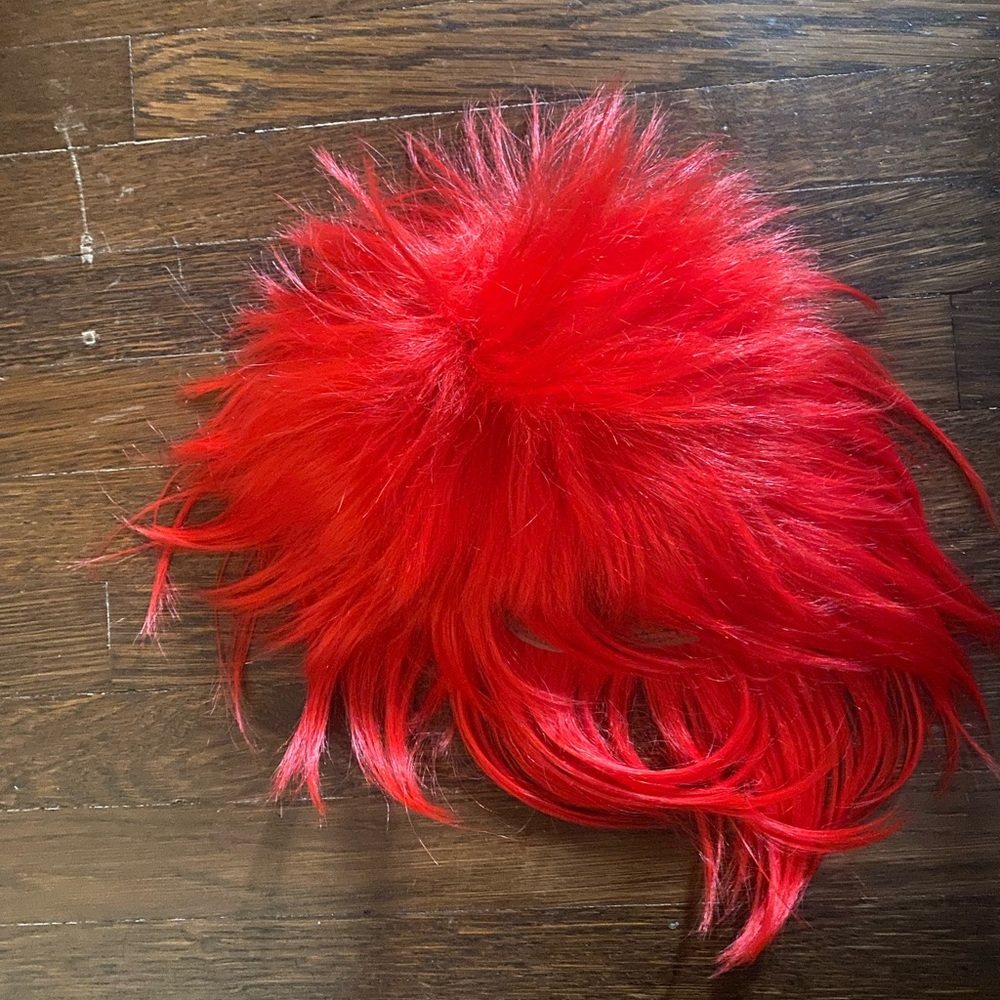 Cosplay David Bowie Red British Rockstar Mullet Wig worn once Amasing